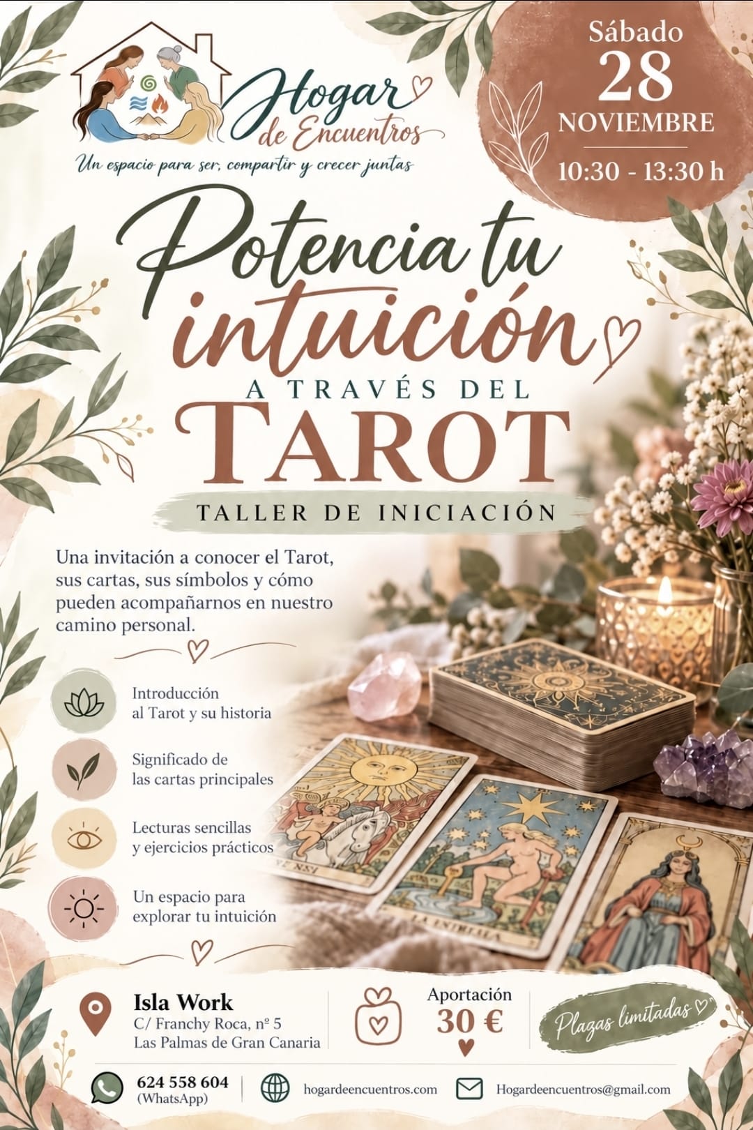 Potencia tu intuición a través del tarot